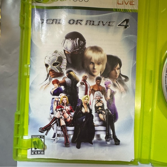 Dead or Alive 4 (Microsoft Xbox 360, 2005) Complete w/ Manual - Picture 4 of 6